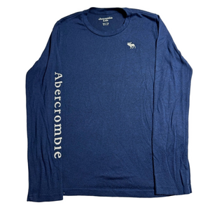 Abercrombie & Fitch Kids Youth Boy 13-14 Blue Long Sleeve Pullover Sweater